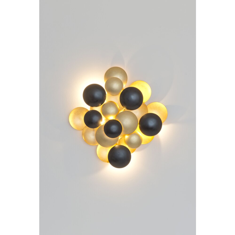 Holländer BOLLADARIA GRANDE Wandleuchte LED Braun, Gold, Schwarz, 6-flammig main product photo