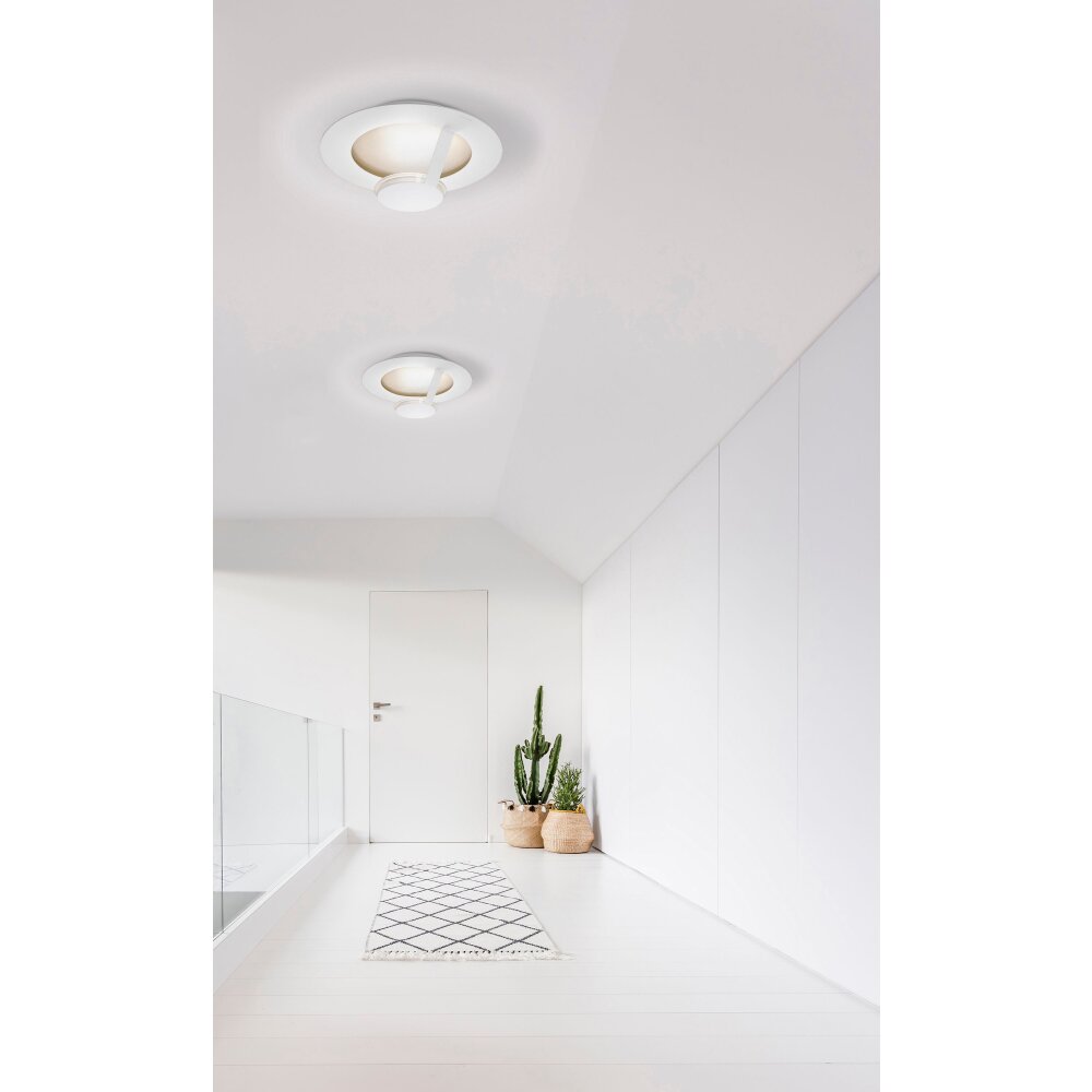 Grossmann FLAT Deckenleuchte LED Braun, Gold, Weiß, 1-flammig main product photo