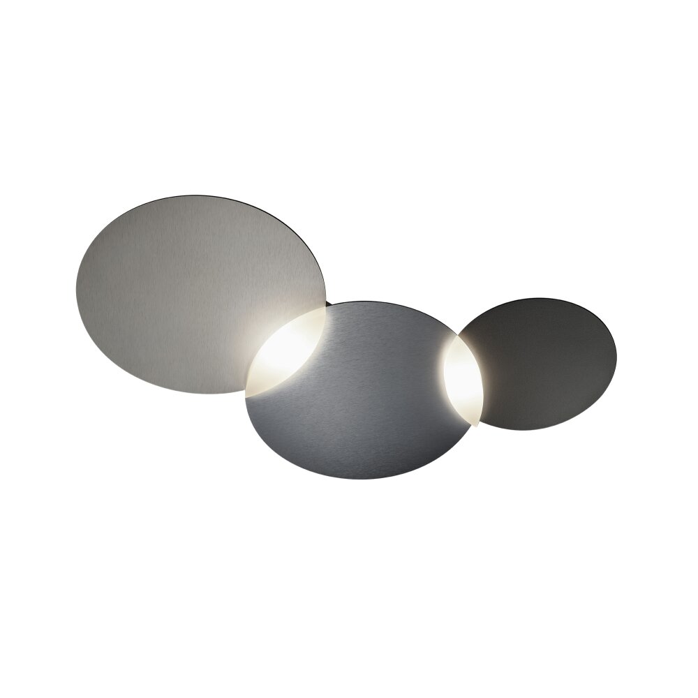 Grossmann CIRC Deckenleuchte LED Grau, Silber, 1-flammig main product photo