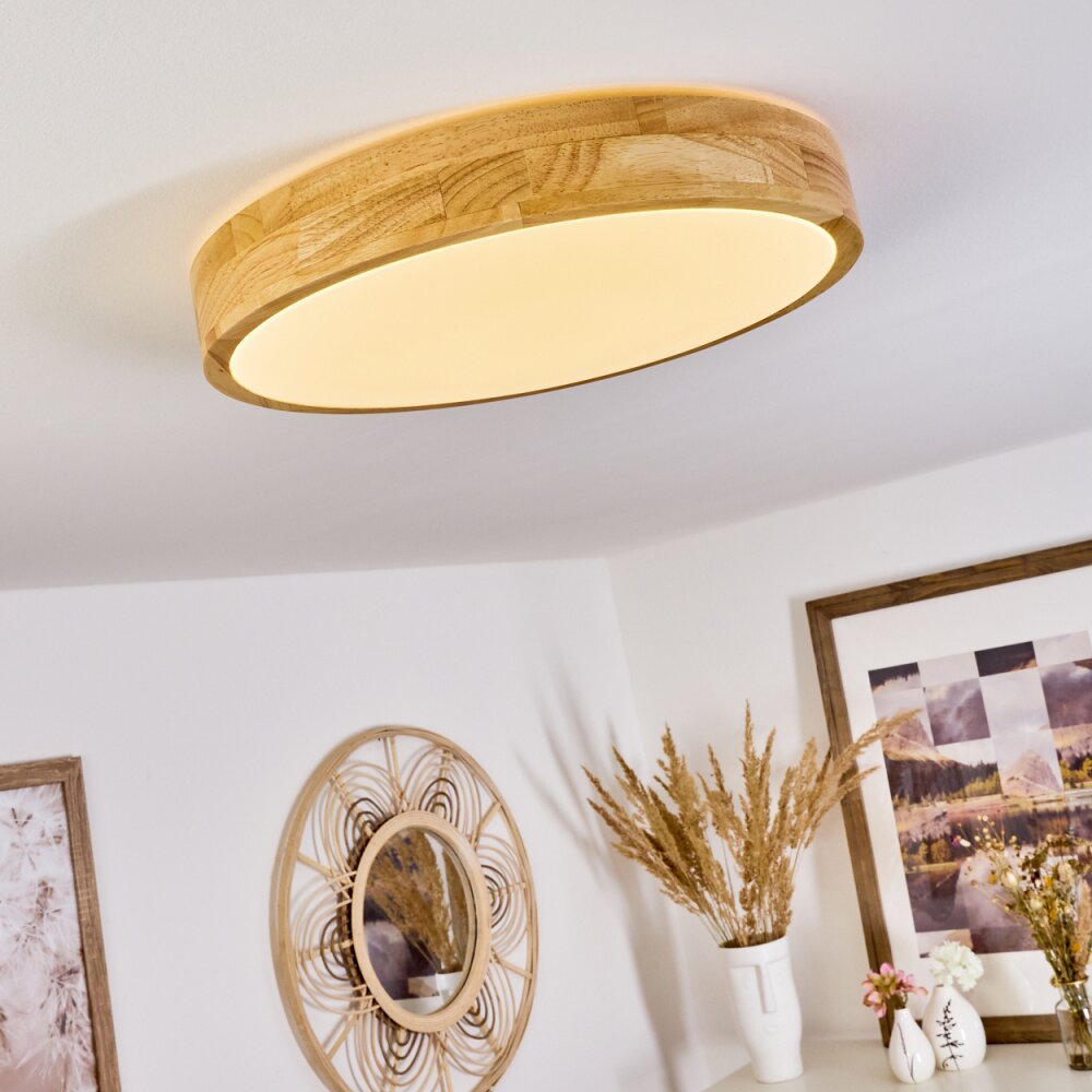 Samaira Deckenleuchte LED Naturfarben, 1-flammig main product photo