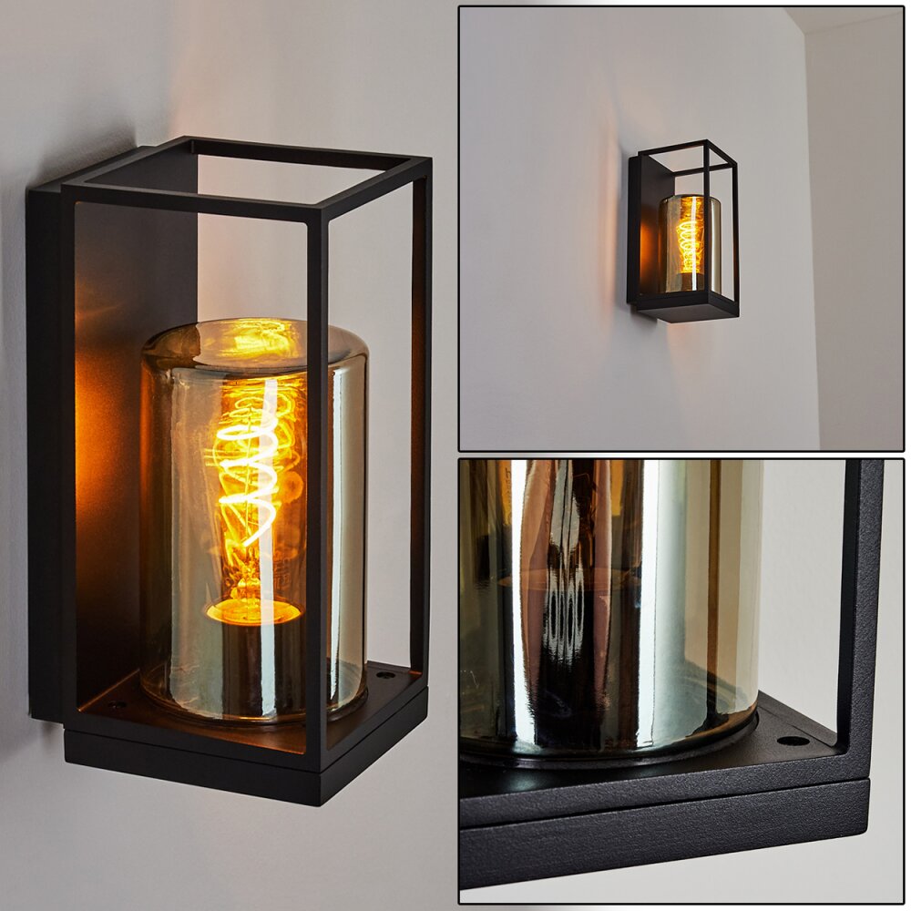 Palanga Außenwandleuchte Schwarz, 1-flammig main product photo