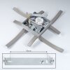 Letala     Deckenleuchte LED Nickel-Matt, 4-flammig