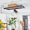 Deadwood            Deckenleuchte LED Schwarz, Weiß, 2-flammig