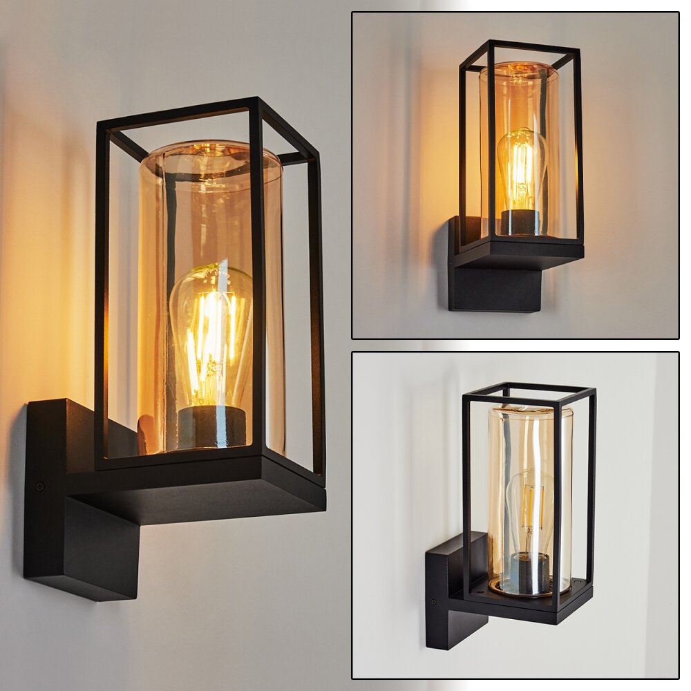 Palanga Außenwandleuchte Schwarz, 1-flammig main product photo