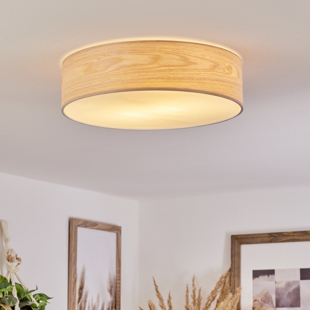 Magdalena Deckenleuchte Naturfarben, Weiß, 2-flammig main product photo