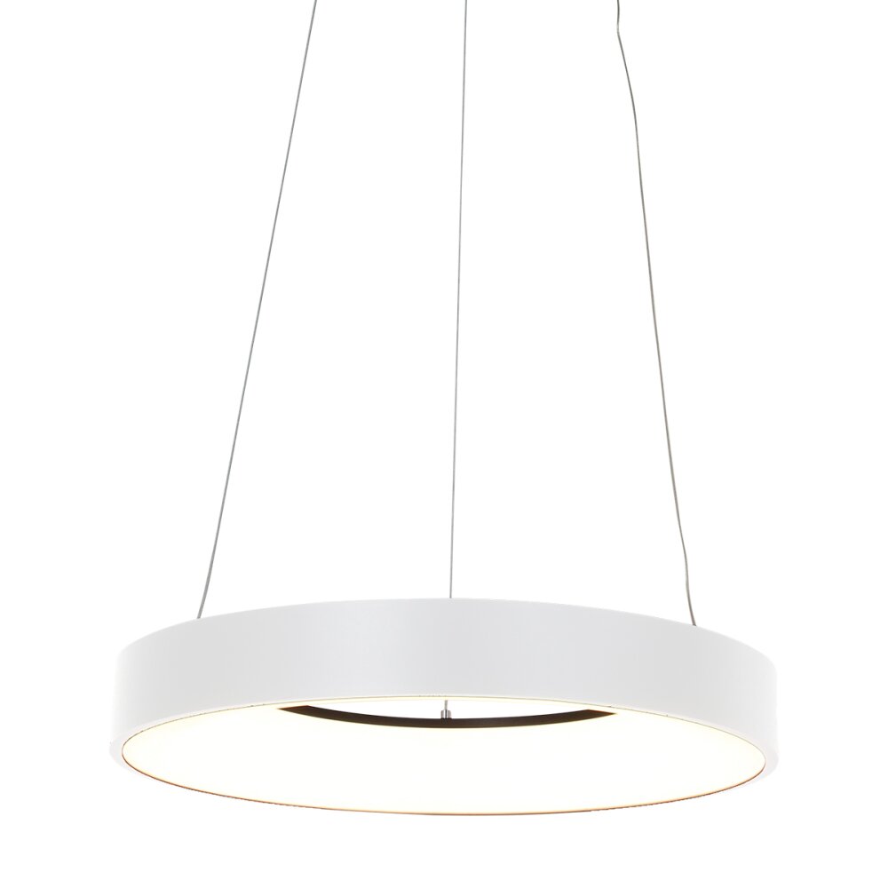 Steinhauer Ringlede Pendelleuchte Weiß, 1-flammig main product photo