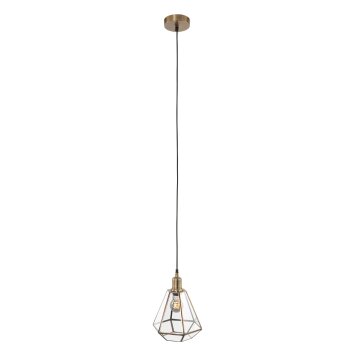 Steinhauer Pimpernel Pendelleuchte Bronze, 1-flammig