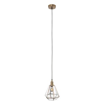 Steinhauer Pimpernel Pendelleuchte Bronze, 1-flammig