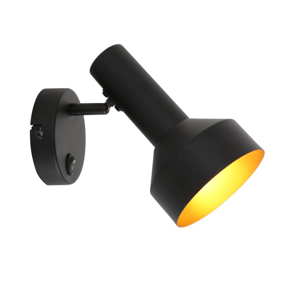 Steinhauer Bundle Wandleuchte Schwarz, 1-flammig main product photo