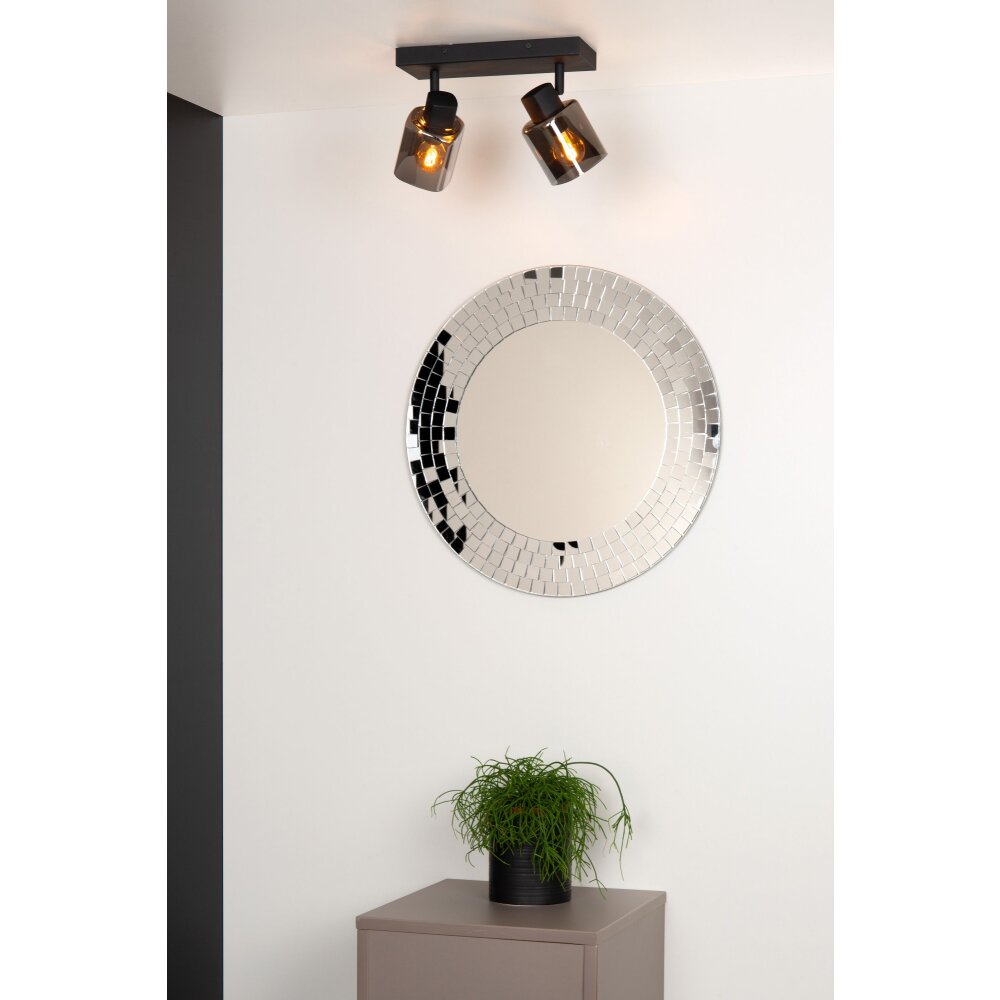 Lucide ALION Deckenleuchte Schwarz, 2-flammig main product photo