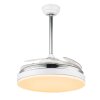 Globo CABRERA Deckenventilator LED Weiß, 1-flammig, Fernbedienung
