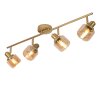 Lucide BJORN Deckenleuchte Gold, Messing, 4-flammig