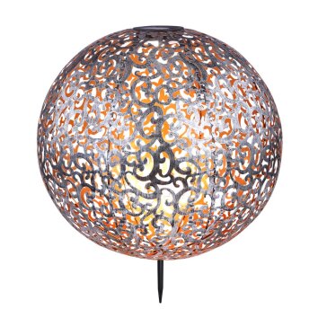 Globo SUNI Solarleuchte LED Silber, 1-flammig