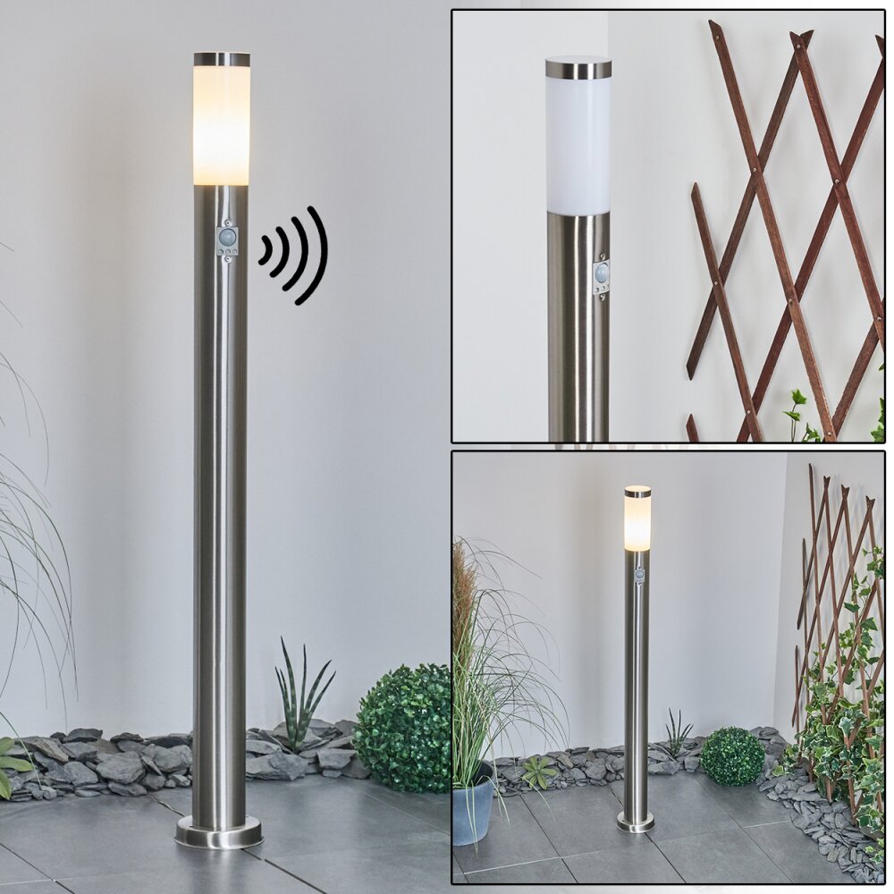Sessa Wegeleuchte Nickel-Matt, 1-flammig, Bewegungsmelder main product photo