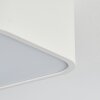Iriondo Deckenleuchte LED Weiß, 1-flammig, Fernbedienung