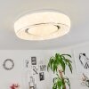 Tobosy             Deckenleuchte LED Weiß, 1-flammig, Fernbedienung