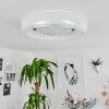 Tobosy             Deckenleuchte LED Weiß, 1-flammig, Fernbedienung