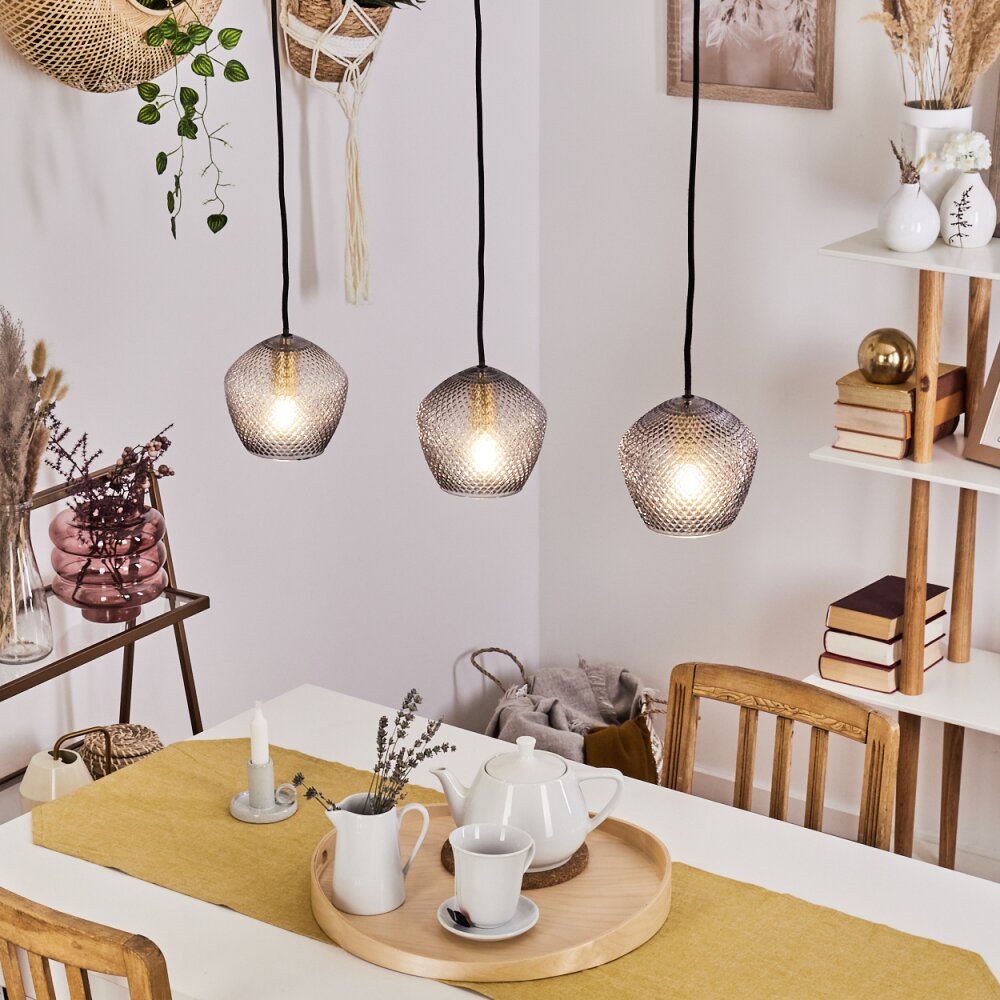 Vera Pendelleuchte Messing, 3-flammig main product photo