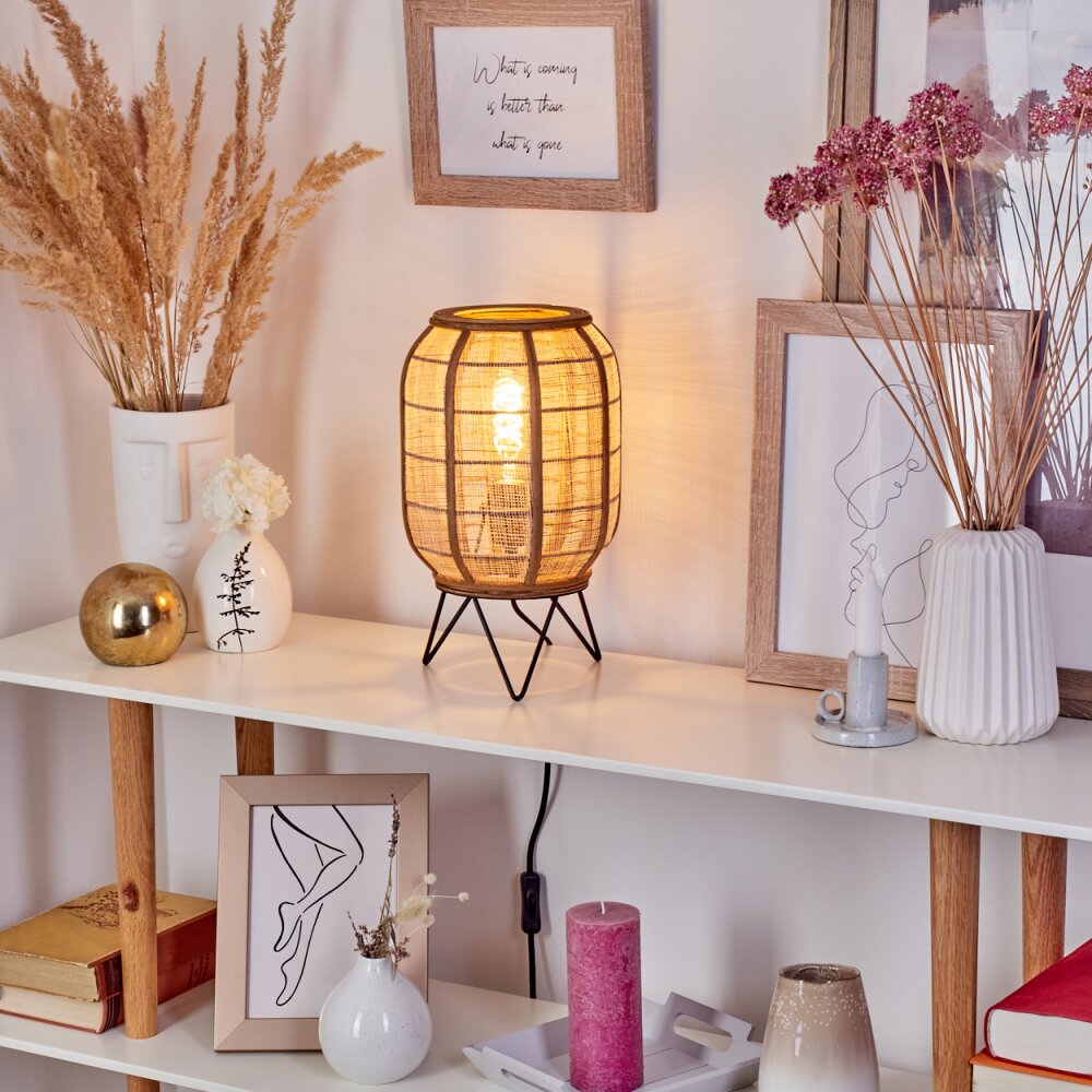 Tebary  Tischleuchte Schwarz, 1-flammig main product photo