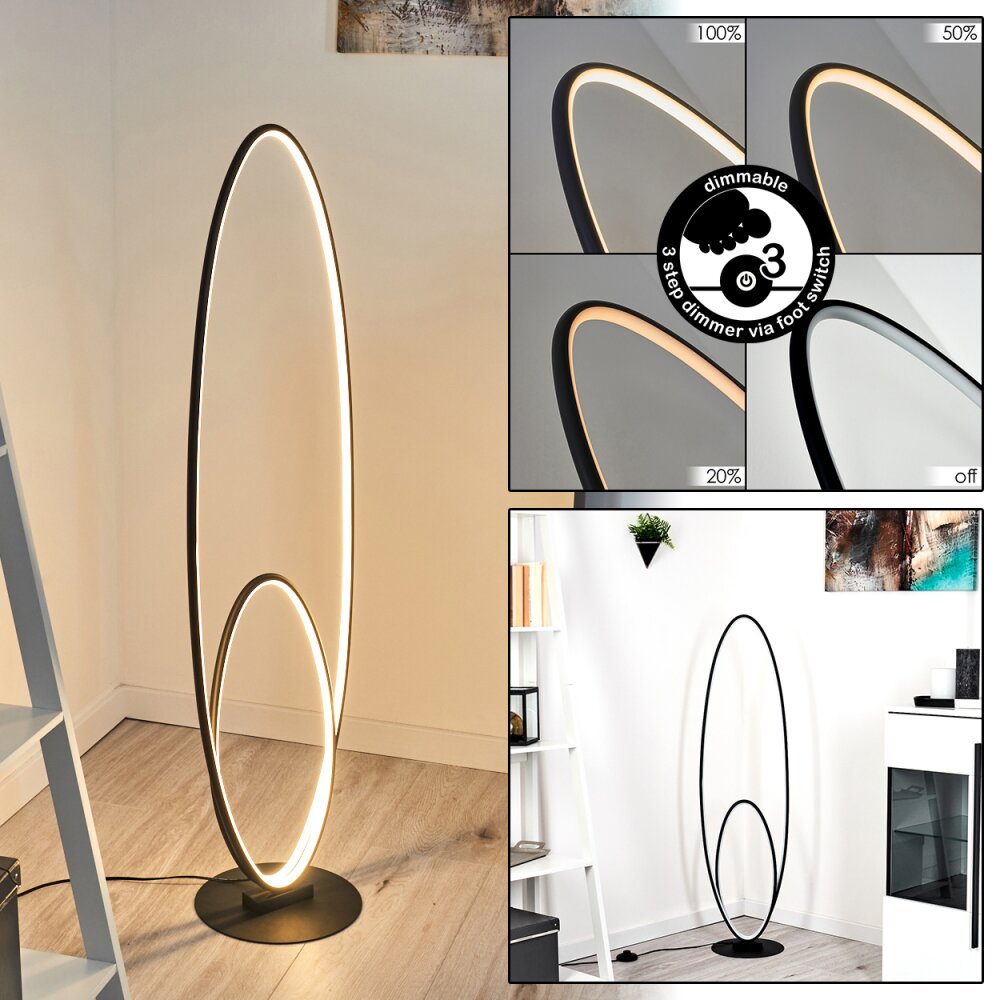 Harpeth Stehleuchte LED Schwarz, 1-flammig main product photo