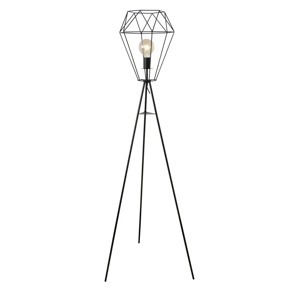Globo PRISKA Stehleuchte Schwarz, 1-flammig main product photo