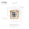 Elobra Panama Deckenleuchte LED Naturfarben, 1-flammig