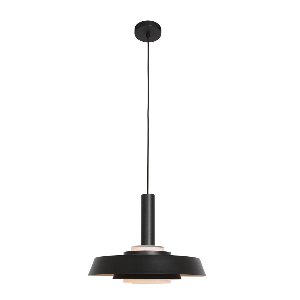Steinhauer Flinter Pendelleuchte Schwarz, 1-flammig main product photo