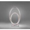 Paul Neuhaus Q-NEVIO Tischleuchte LED Nickel-Matt, 1-flammig, Fernbedienung