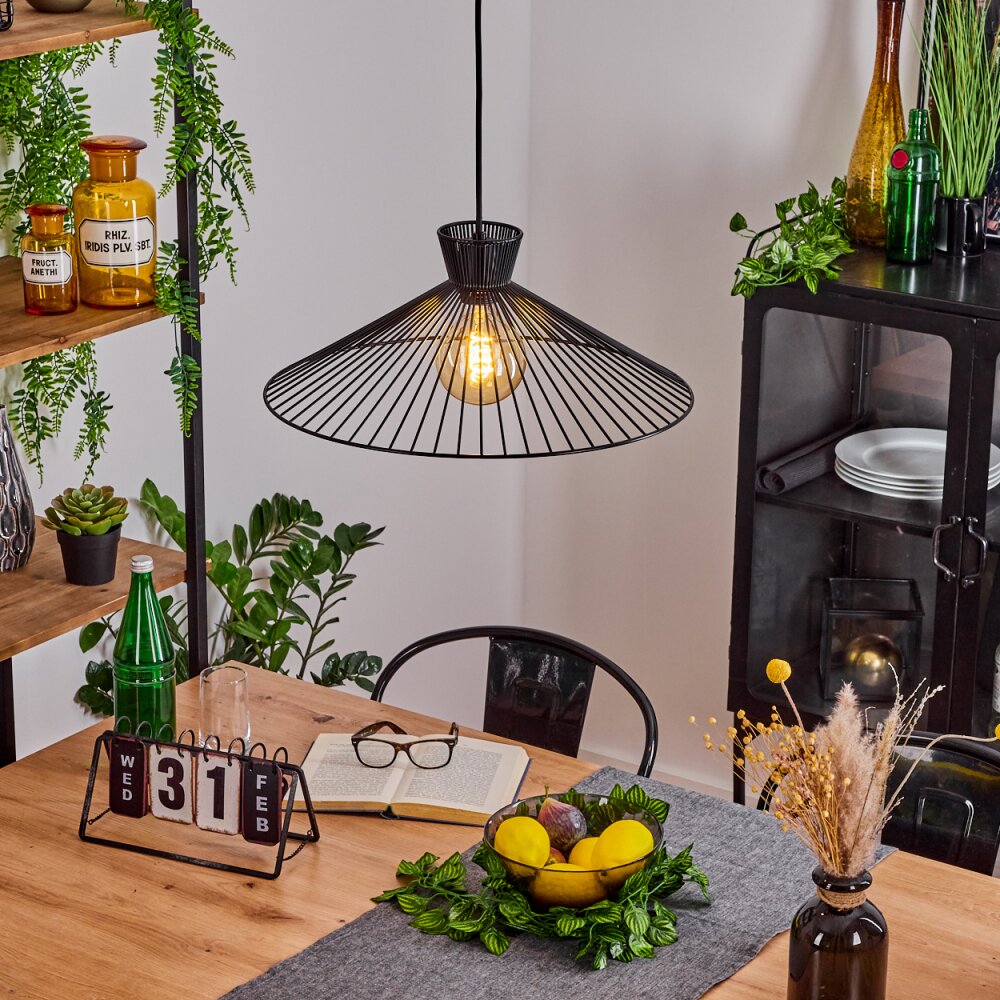 Tamins Hängeleuchte Schwarz, 1-flammig main product photo