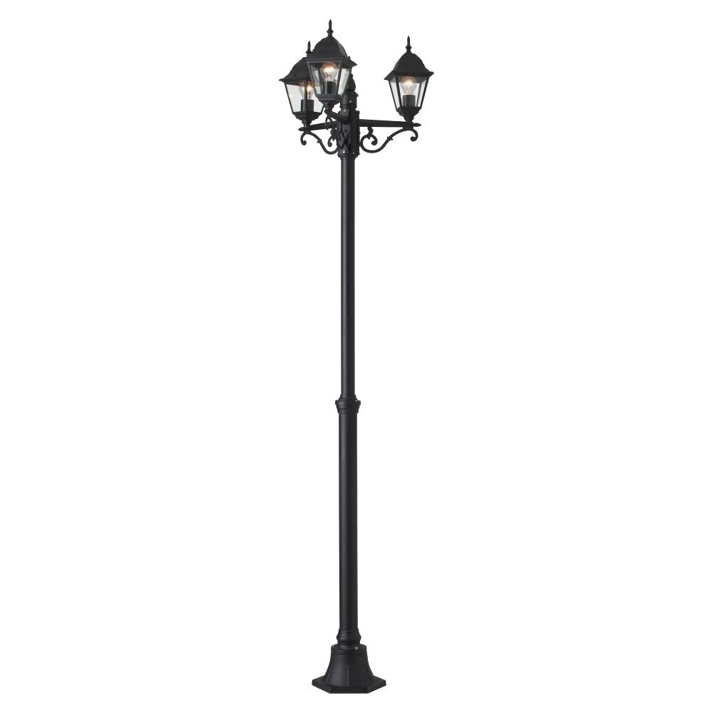 Brilliant Newport Außenstandleuchte Schwarz, 3-flammig main product photo