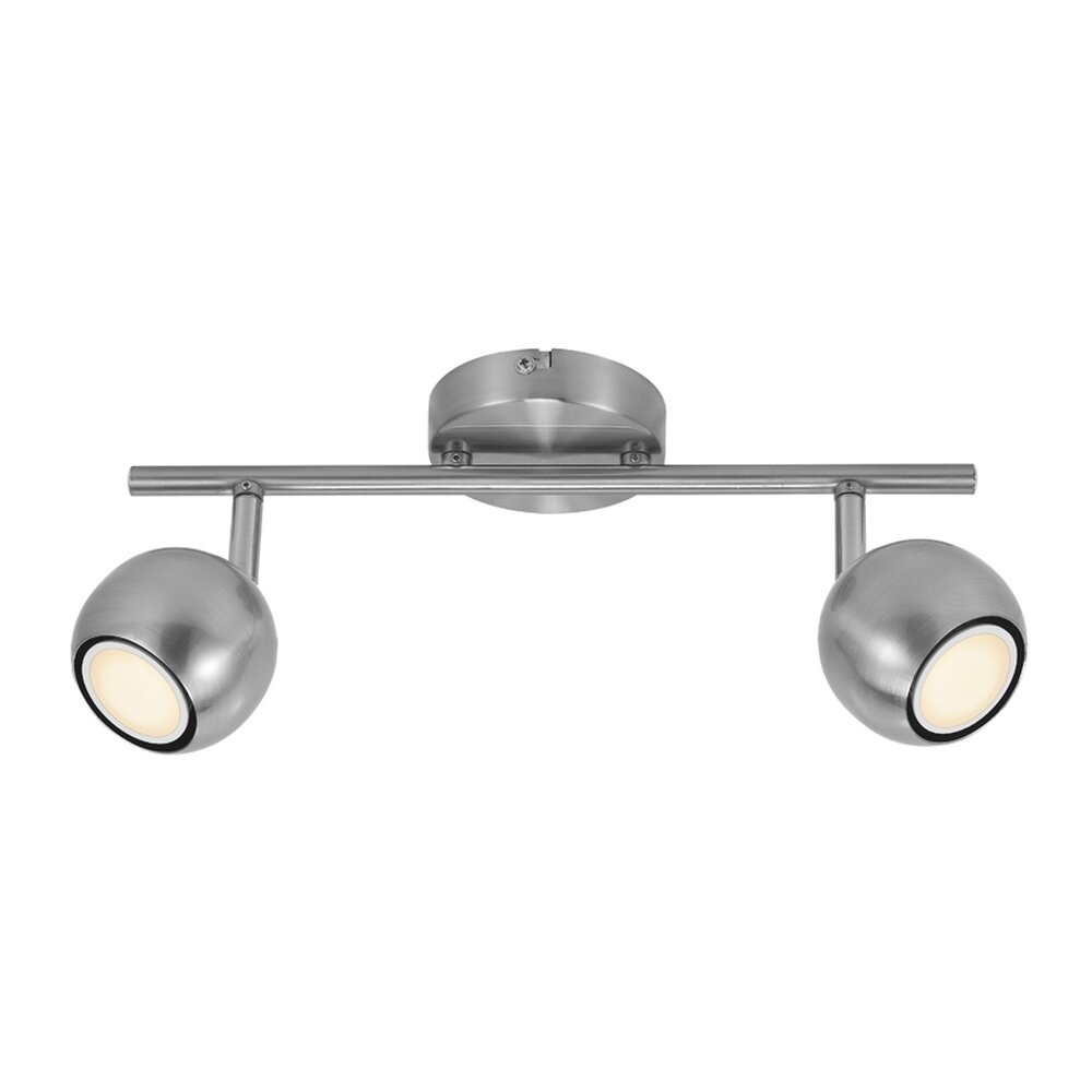 Nordlux CHICAGO Deckenleuchte Edelstahl, 2-flammig main product photo