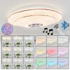 Lindero Deckenpanel LED Weiß, 2-flammig, Fernbedienung, Farbwechsler