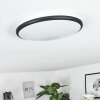 Magdala Deckenpanel LED Schwarz, Weiß, 1-flammig