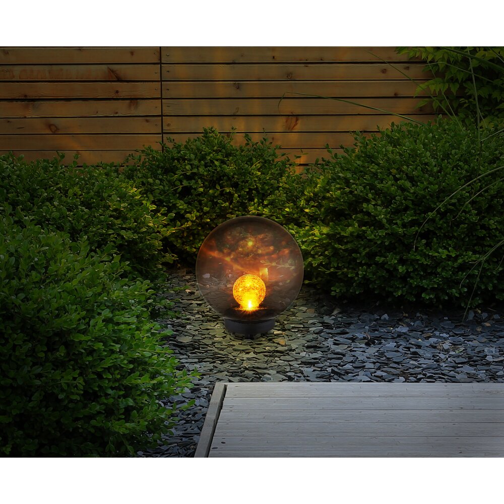 Globo Kugel-Solarleuchte LED Schwarz, 1-flammig main product photo