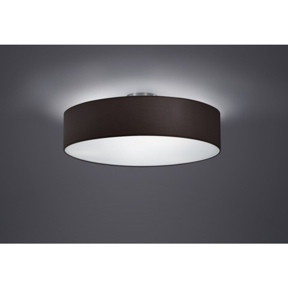 Trio Leuchten HOTEL Deckenleuchte Nickel-Matt, Schwarz, 3-flammig main product photo
