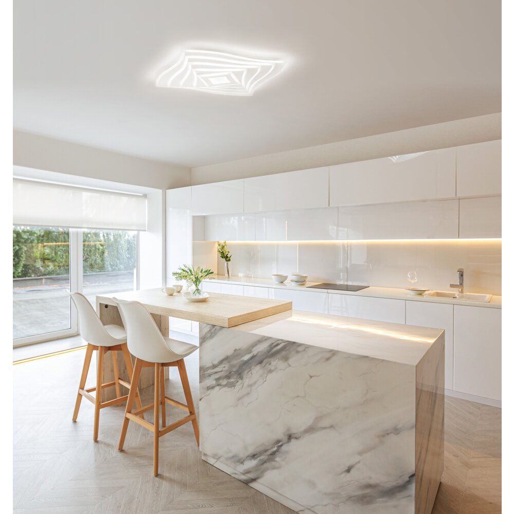 Fischer & Honsel Hero Deckenleuchte LED Weiß, 1-flammig, Fernbedienung, Farbwechsler main product photo