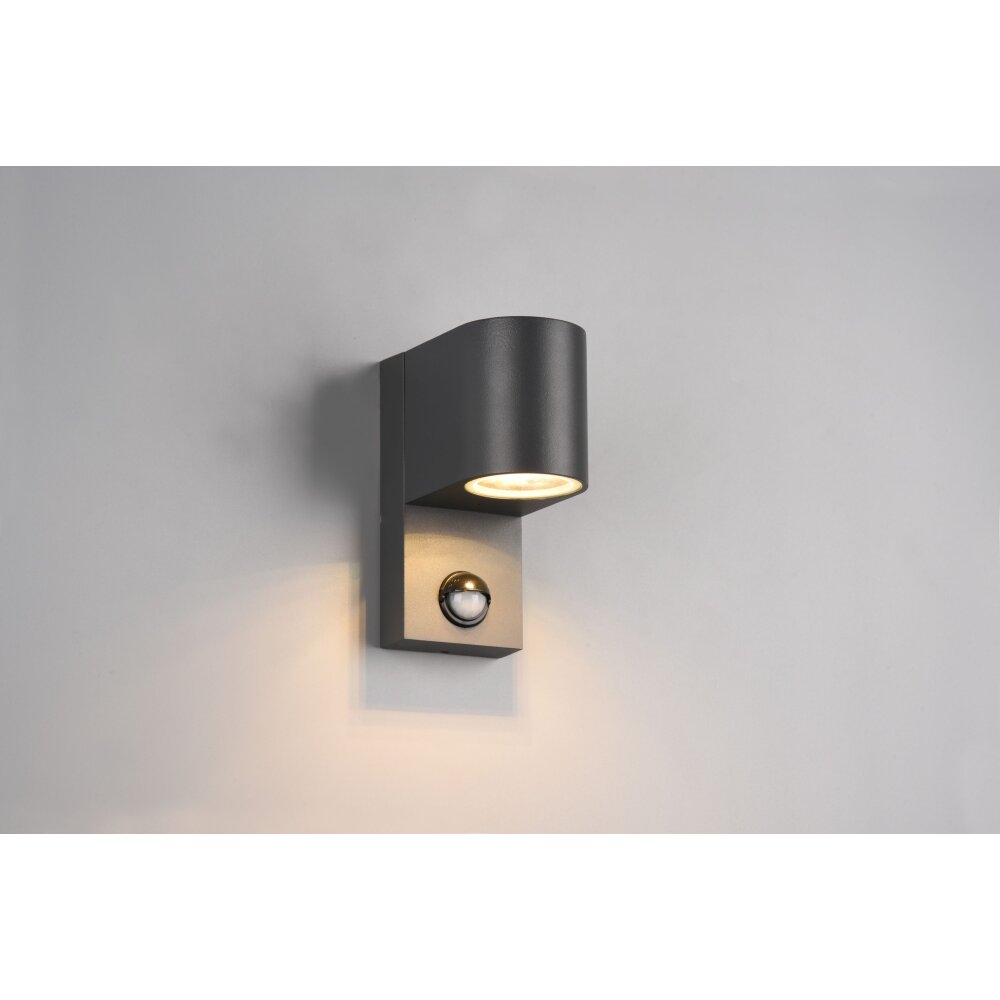 Trio Leuchten Roya Außenwandleuchte Anthrazit, 1-flammig, Bewegungsmelder main product photo