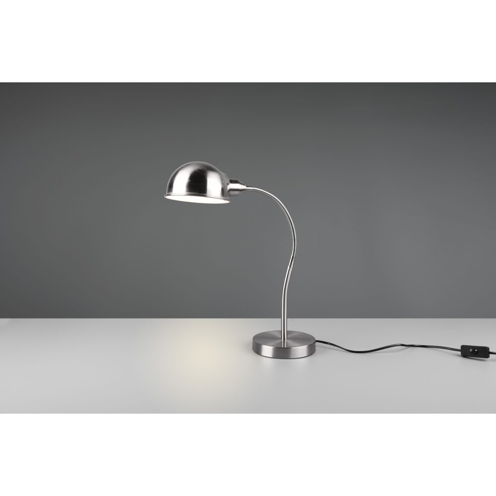Trio Leuchten Perry Tischleuchte Nickel-Matt, 1-flammig main product photo