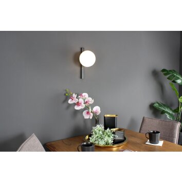 Luce Design PLUTO Wandleuchte Schwarz, 1-flammig