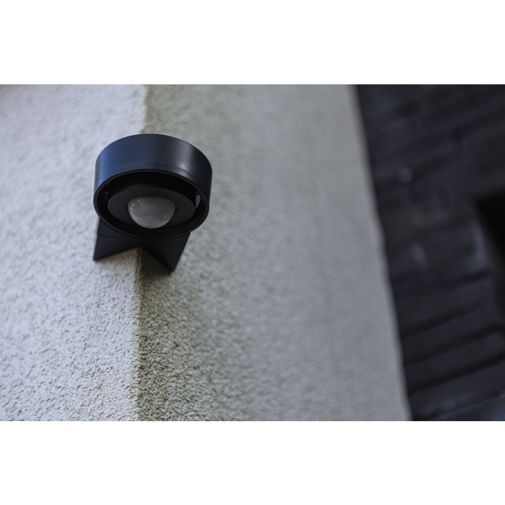 Lutec Lampen DAWNY Bewegungsmelder Schwarz, Bewegungsmelder main product photo