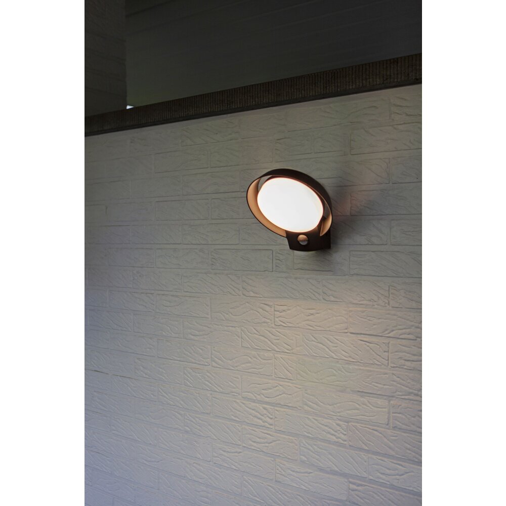 Lutec Lampen POLO Außenwandleuchte LED Anthrazit, 1-flammig, Bewegungsmelder main product photo