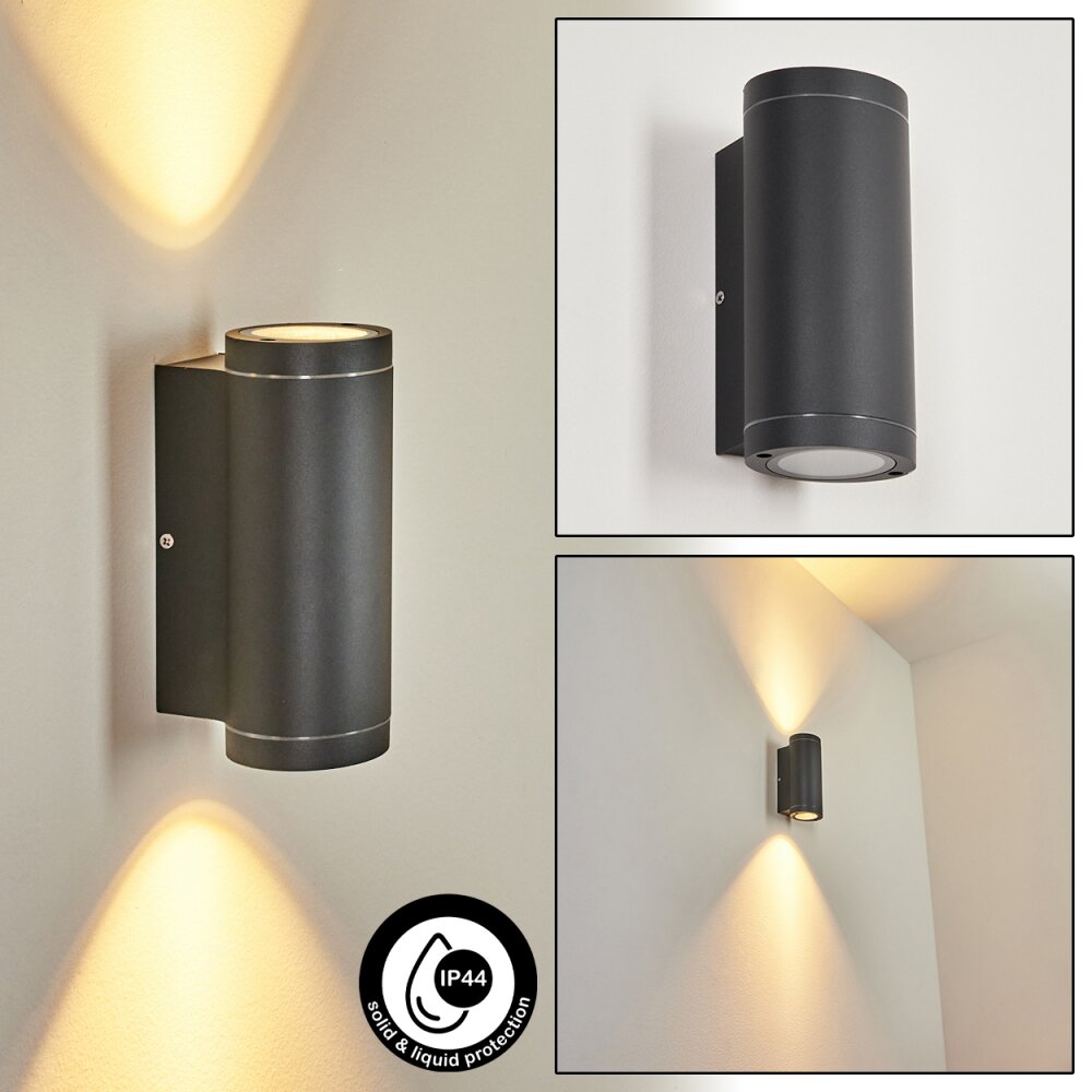 Cebuentos Außenwandleuchte Anthrazit, 2-flammig main product photo