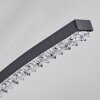 Rheinfelden Deckenleuchte LED Glitzereffekt, Klar, 1-flammig