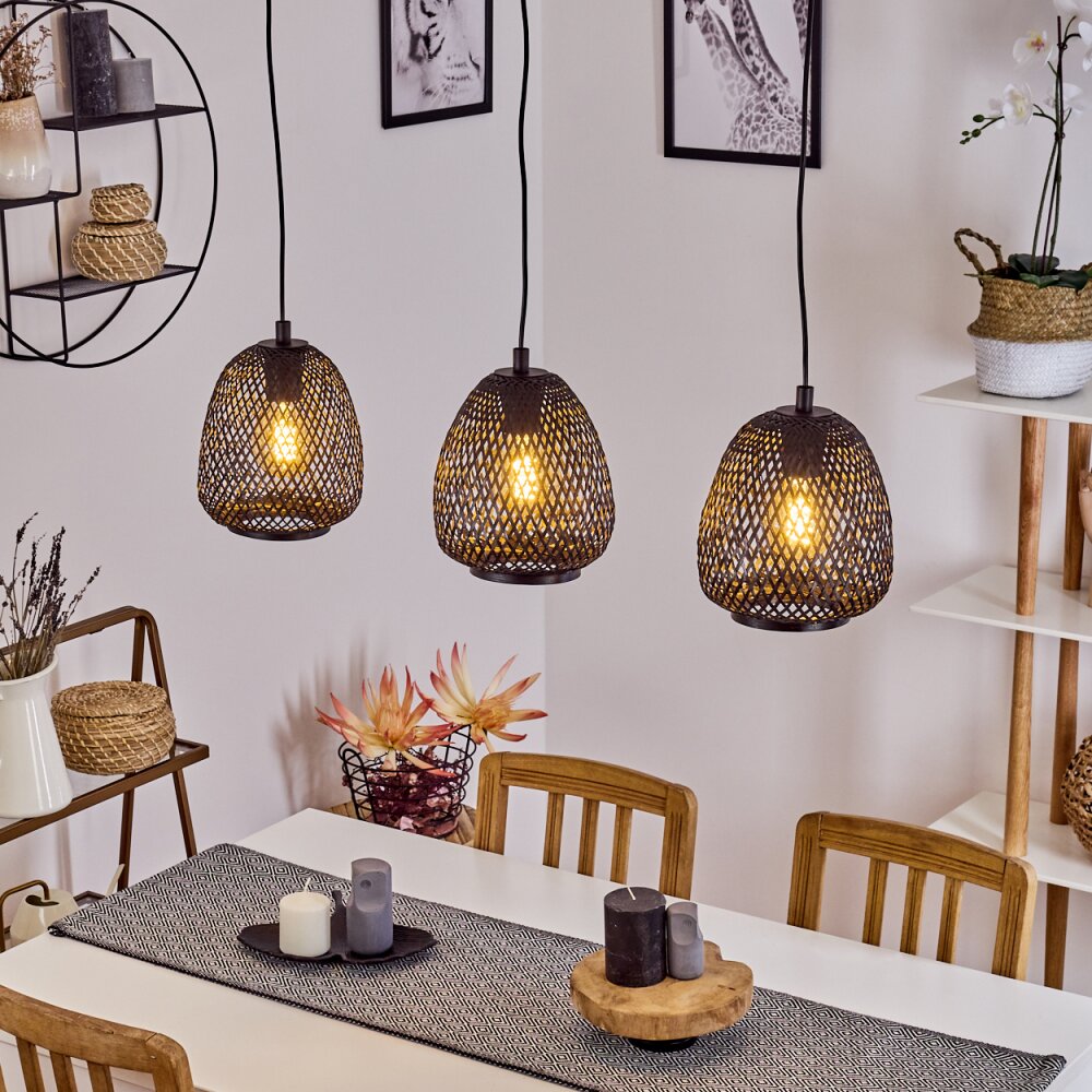 Solera Pendelleuchte Schwarz, 3-flammig main product photo
