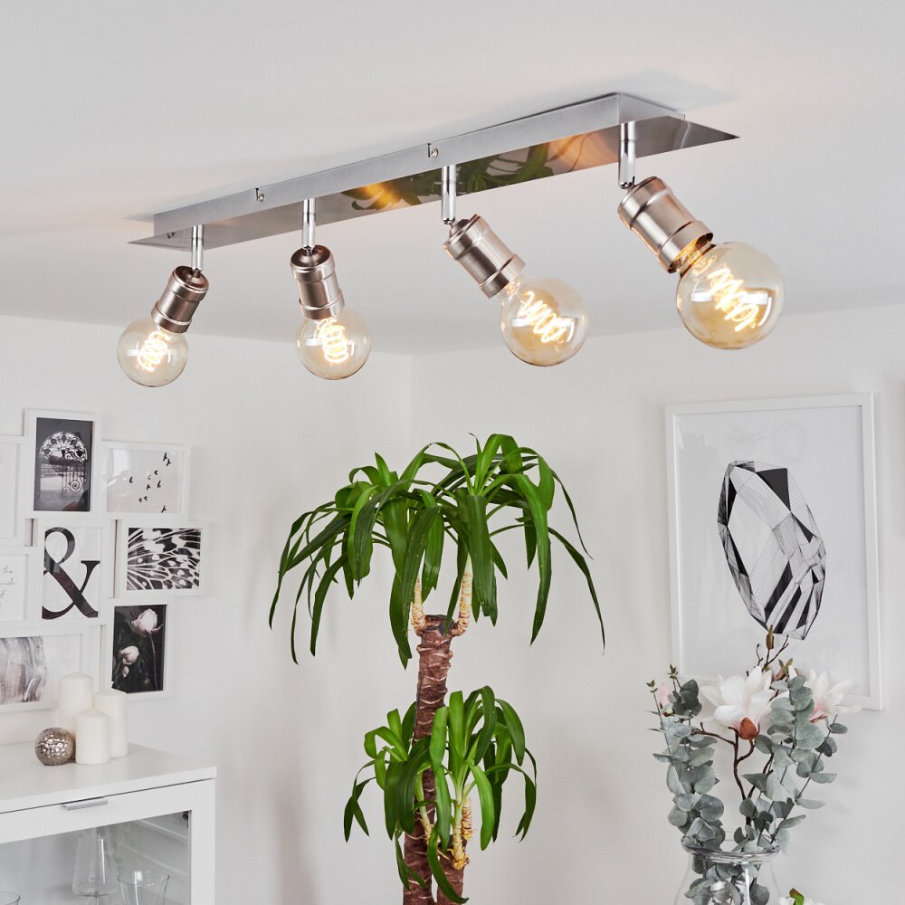 Lagunita Deckenleuchte Chrom, Nickel-Matt, 4-flammig main product photo