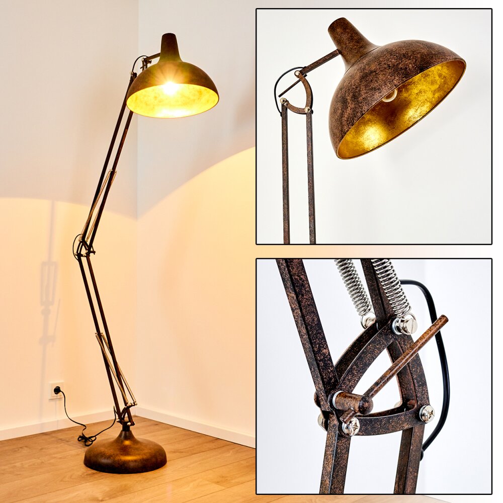 Sharif Stehleuchte Rostfarben, 1-flammig main product photo