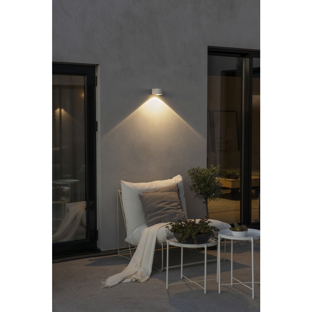Konstsmide Gala Außenwandleuchte LED Weiß, 1-flammig main product photo