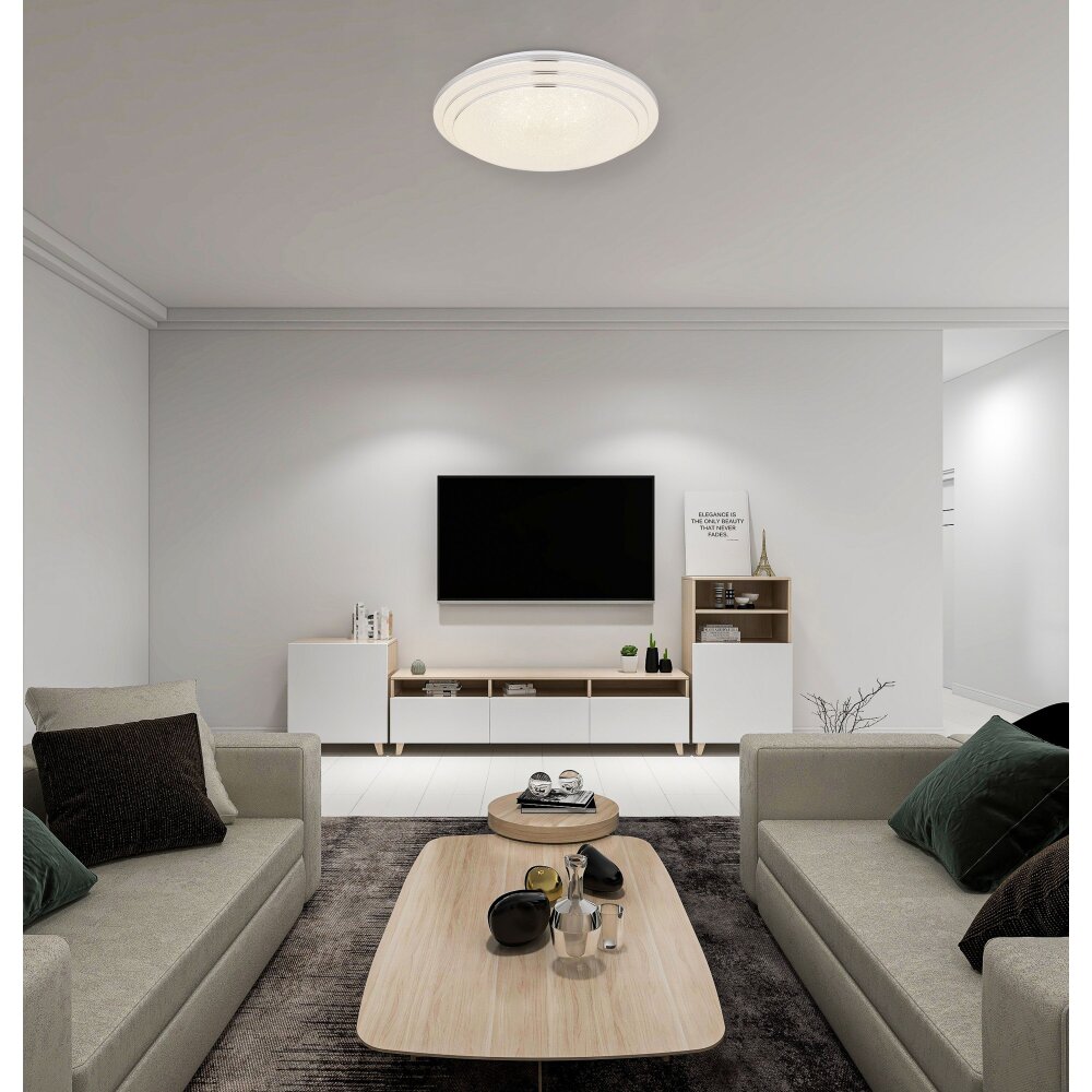 Globo ALEY Deckenleuchte LED Weiß, 1-flammig, Fernbedienung main product photo