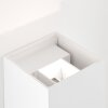 Brilliant Isak Außenwandleuchte LED Weiß, 1-flammig