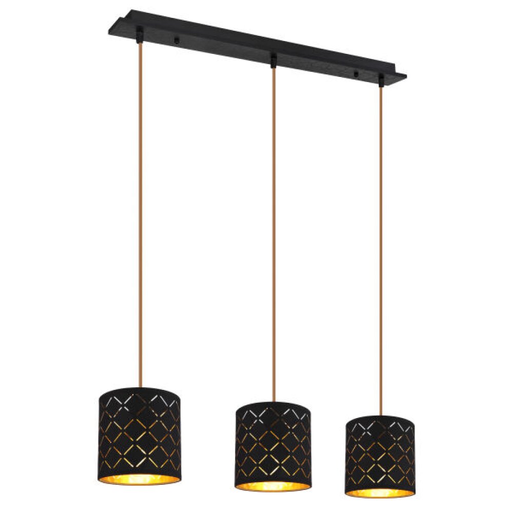 Globo CLARKE Hängeleuchte Schwarz, 3-flammig main product photo